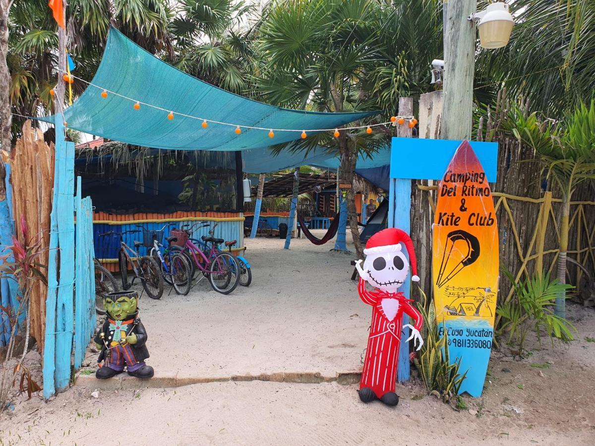 Camping Del Ritmo & Kite Club Hotel El Cuyo Ngoại thất bức ảnh