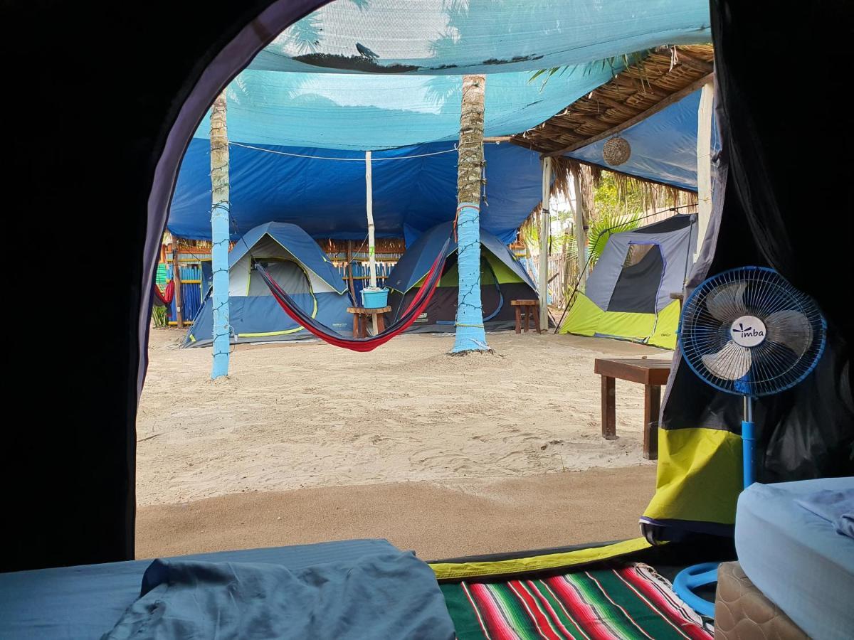 Camping Del Ritmo & Kite Club Hotel El Cuyo Ngoại thất bức ảnh